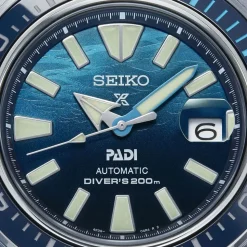 Seiko Prospex ‘Deep Blue’ Samurai Padi Special Edition 44mm Blue Dial Blue Rubber Strap Watch