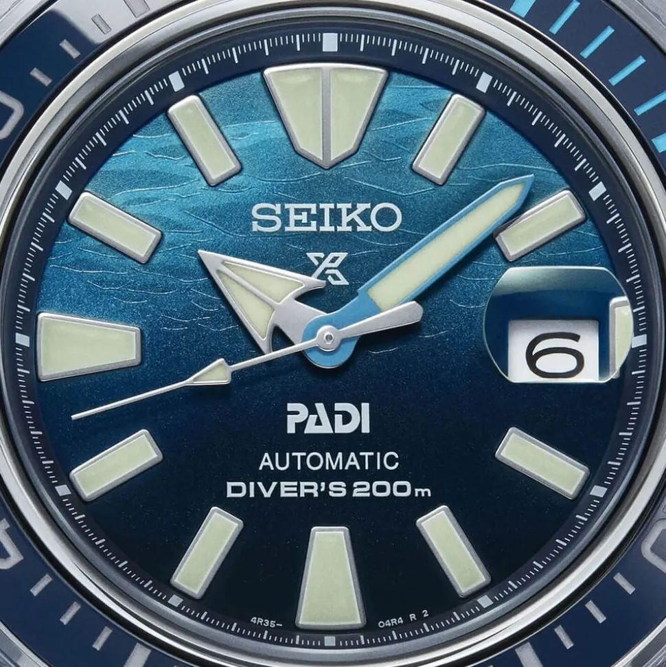 Seiko Prospex ‘Deep Blue’ Samurai Padi Special Edition 44mm Blue Dial Blue Rubber Strap Watch