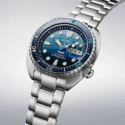 Seiko Prospex ‘Deep Blue’ King Turtle Padi Special Edition 45mm Blue Dial Watch