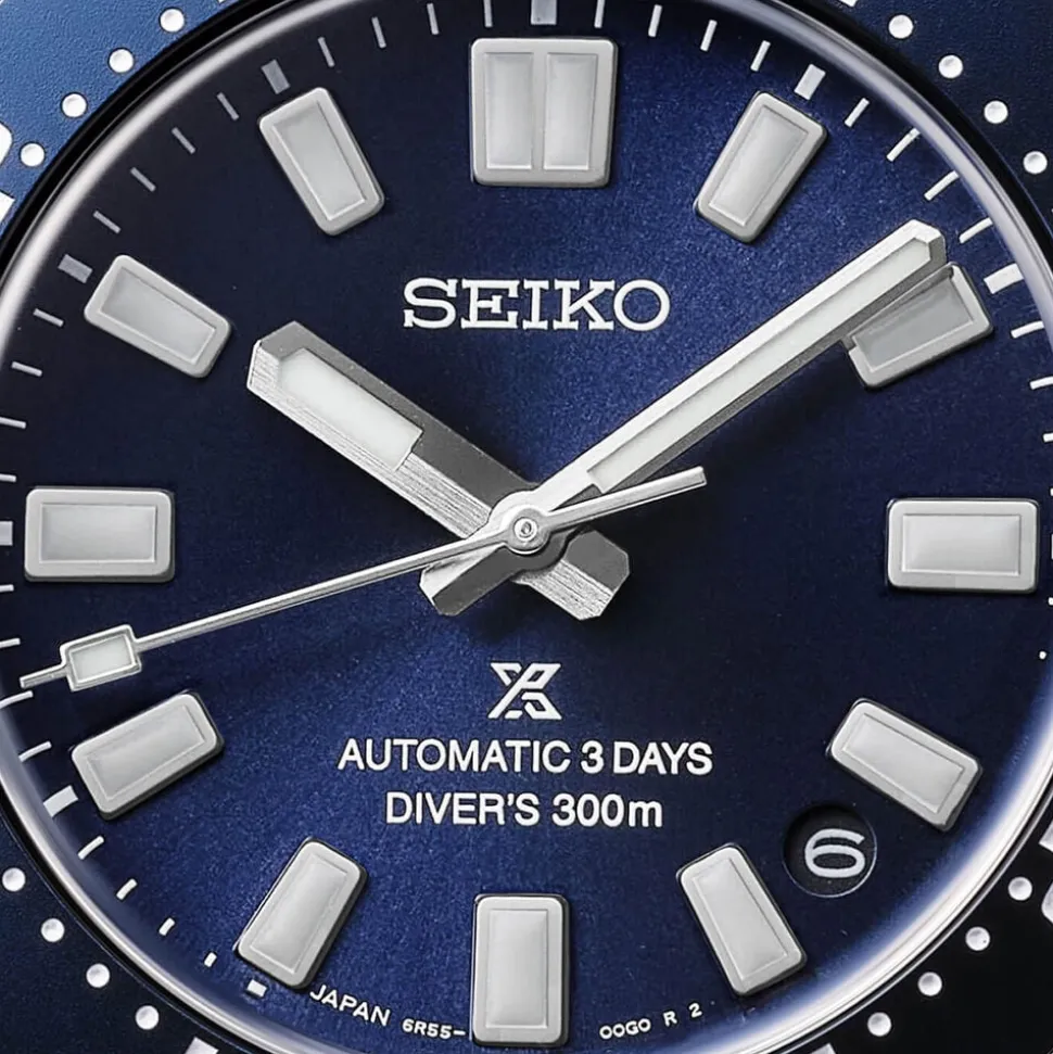Seiko Prospex 1965 Revival Diver’s 40mm Scuba Blue Dial Steel Bracelet Watch