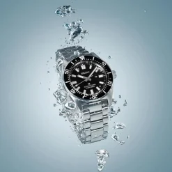 Seiko Prospex 1965 Revival Diver&rsquo;s 40mm Cove Black Dial Steel Bracelet Watch