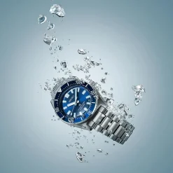 Seiko Prospex 1965 Revival Diver’s 40mm Scuba Blue Dial Steel Bracelet Watch