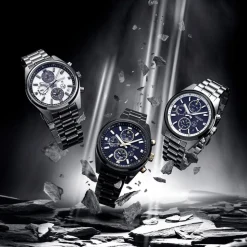 Seiko Prospex GPS Solar Chronograph Speedtimer 42mm Black Dial Stainless Steel Bracelet Watch
