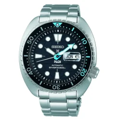 Seiko Prospex King Turtle 45mm Black Dial Bracelet Watch
