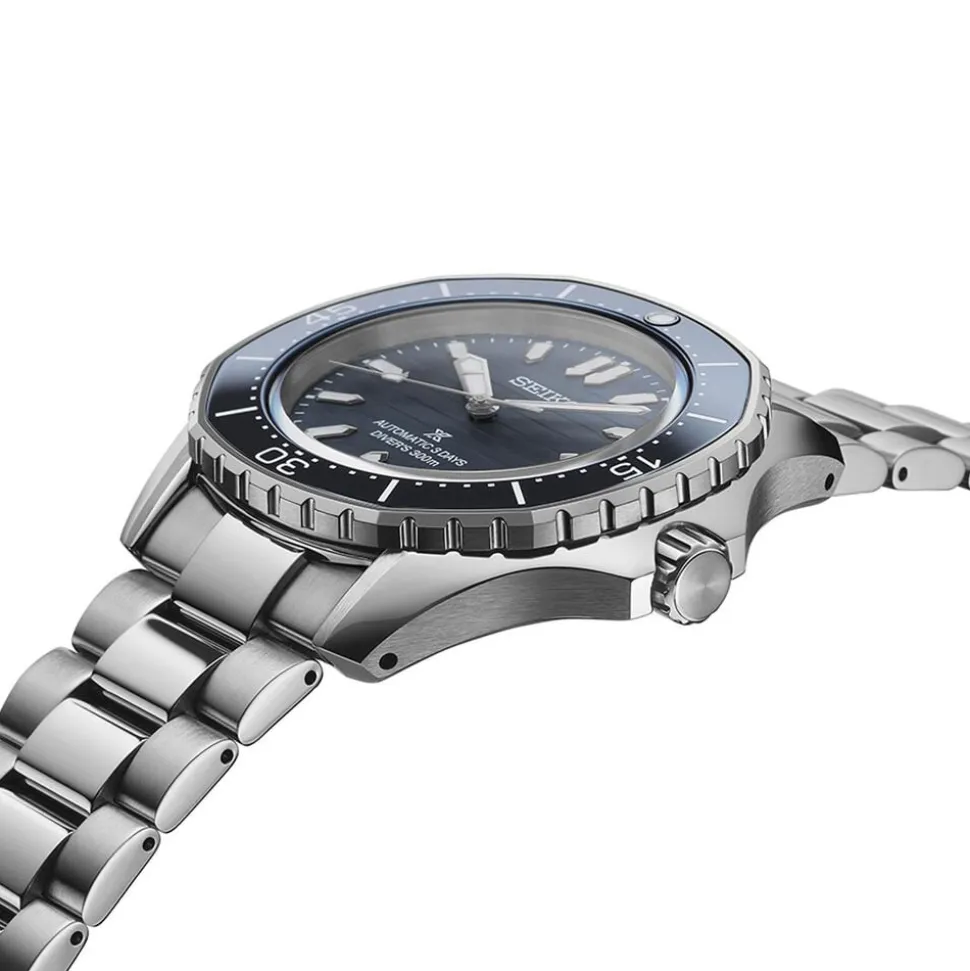Seiko Prospex 300m Diver’s 41.3mm Coastline-Cobalt Dial Stainless Steel Bracelet Watch