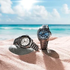 Seiko Prospex 300m Diver’s 41.3mm Coastline-Cobalt Dial Stainless Steel Bracelet Watch