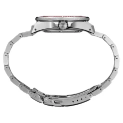 Seiko Prospex 4R Red 'Shog-urai' Divers 41.7mm Dial Steel Bracelet Watch