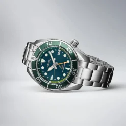 Seiko Prospex Seascape 'SUMO' Solar GMT Diver 45mm Green Dial Watch