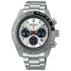 Seiko Prospex Speedtimer 41.4mm Solar Chronograph Black & Grey Bezel Watch