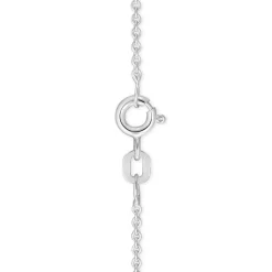 Silver cubic zirconia vintage-style pendant (Chain Included)