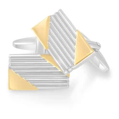 Silver-plated and Gold-plated Cufflinks
