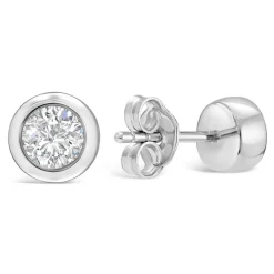 Sterling Silver and Cubic Zirconia Earrings