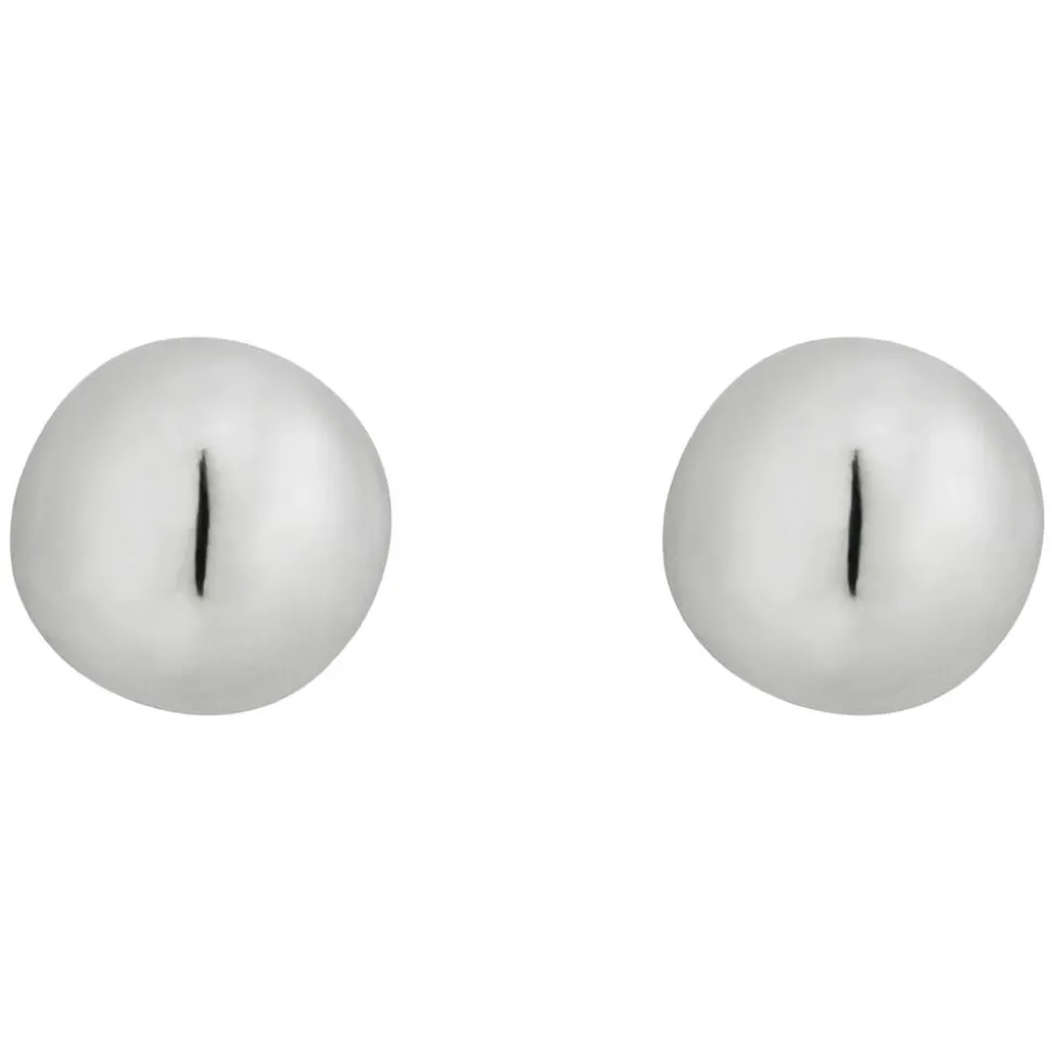 Sterling Silver Ball Stud Earrings