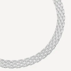 Sterling Silver Brick Mesh Style Bracelet