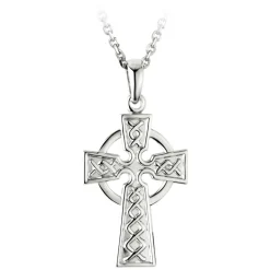 Sterling Silver Celtic Knot Cross 21mm