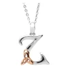 Sterling Silver Celtic Z Initial Pendant