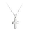 Sterling Silver Cross Pendant (Chain Included)