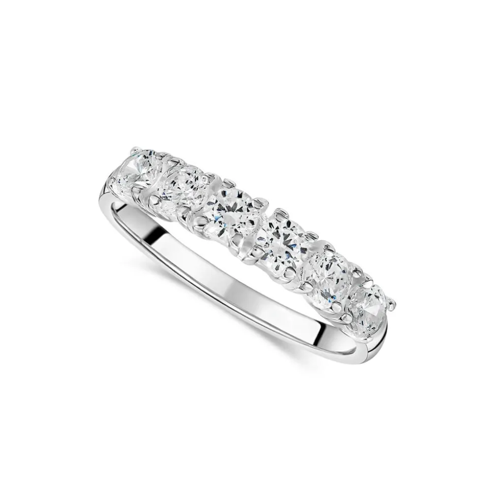 Sterling Silver Cubic Zirconia Ring