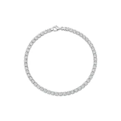 Sterling Silver Cubic Zirconia Tennis Bracelet