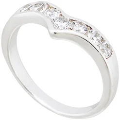 Sterling Silver Cubic Zirconia Ring
