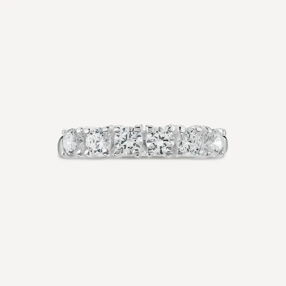 Sterling Silver Cubic Zirconia Ring