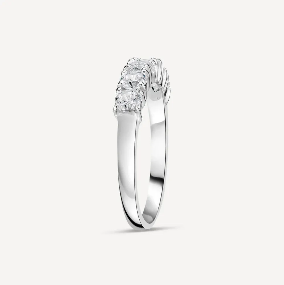 Sterling Silver Cubic Zirconia Ring