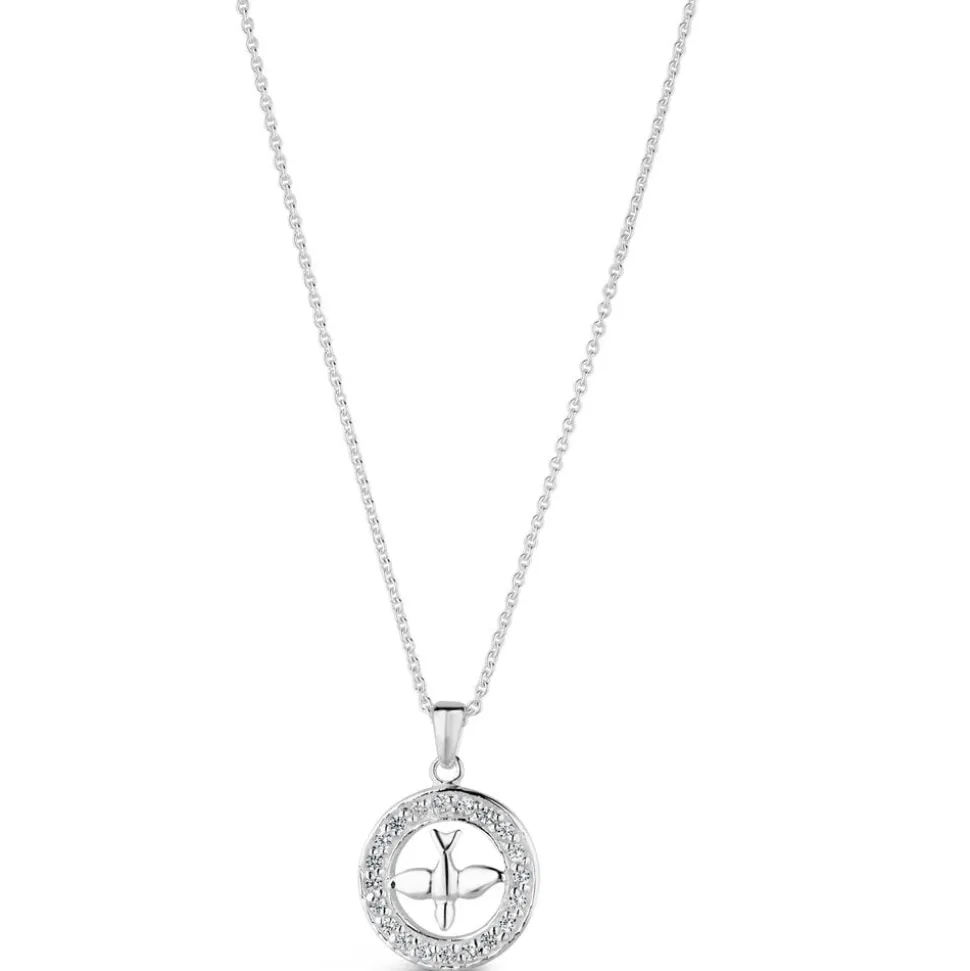 Sterling Silver Dove Pendant (Chain Included)