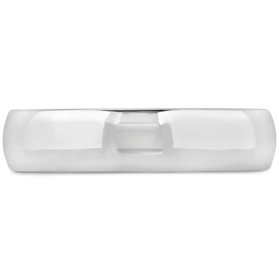 Sterling Silver Gents 5mm Polished Domed Band Ring