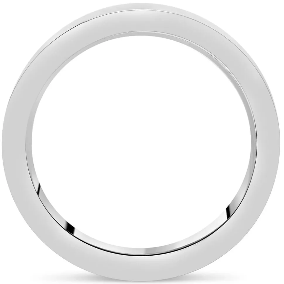 Sterling Silver Gents 3mm Plain Polished Band Ring