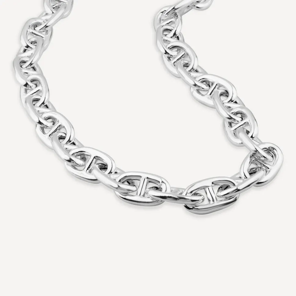 Sterling Silver Large Link 20" Necklet
