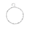 Sterling Silver Marquise Cubic Zirconia Bracelet