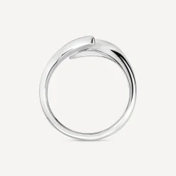 Sterling Silver Open Wrap Bubble Snake Style Ring