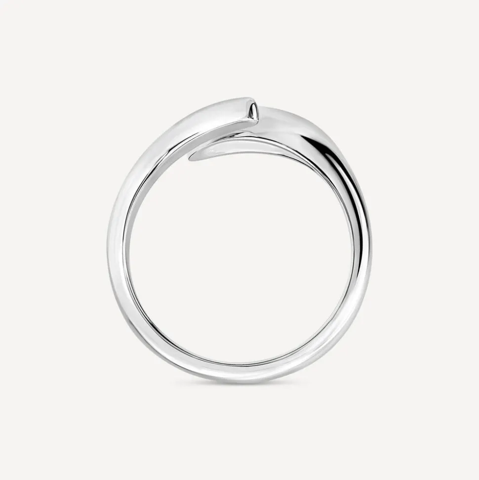 Sterling Silver Open Wrap Bubble Snake Style Ring