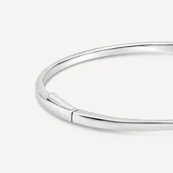 Sterling Silver Pave Cubic Zirconia Heart & Infinity Symbols Bangle
