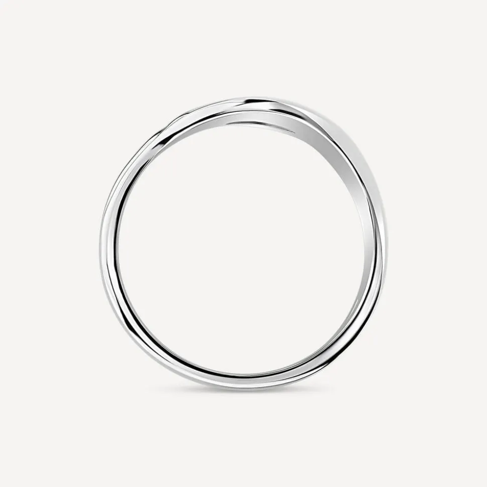 Sterling Silver Plain Fancy Swirl Ring