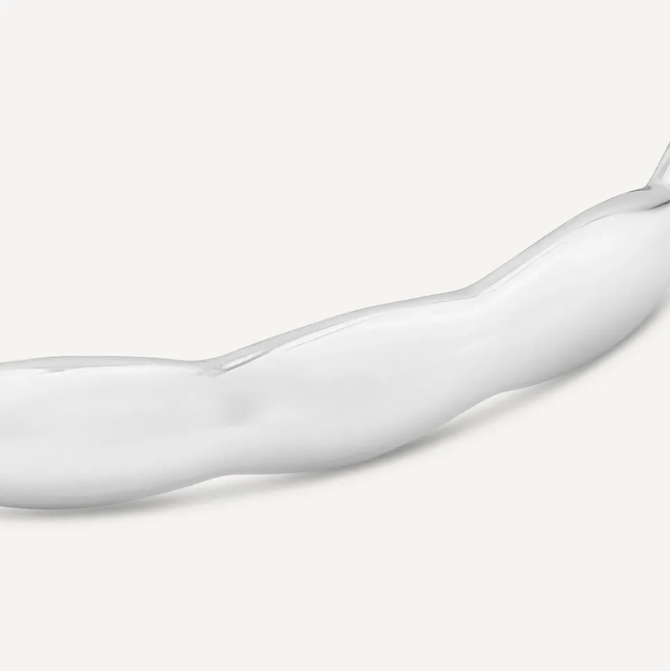 Sterling Silver Polished Wave Bangle