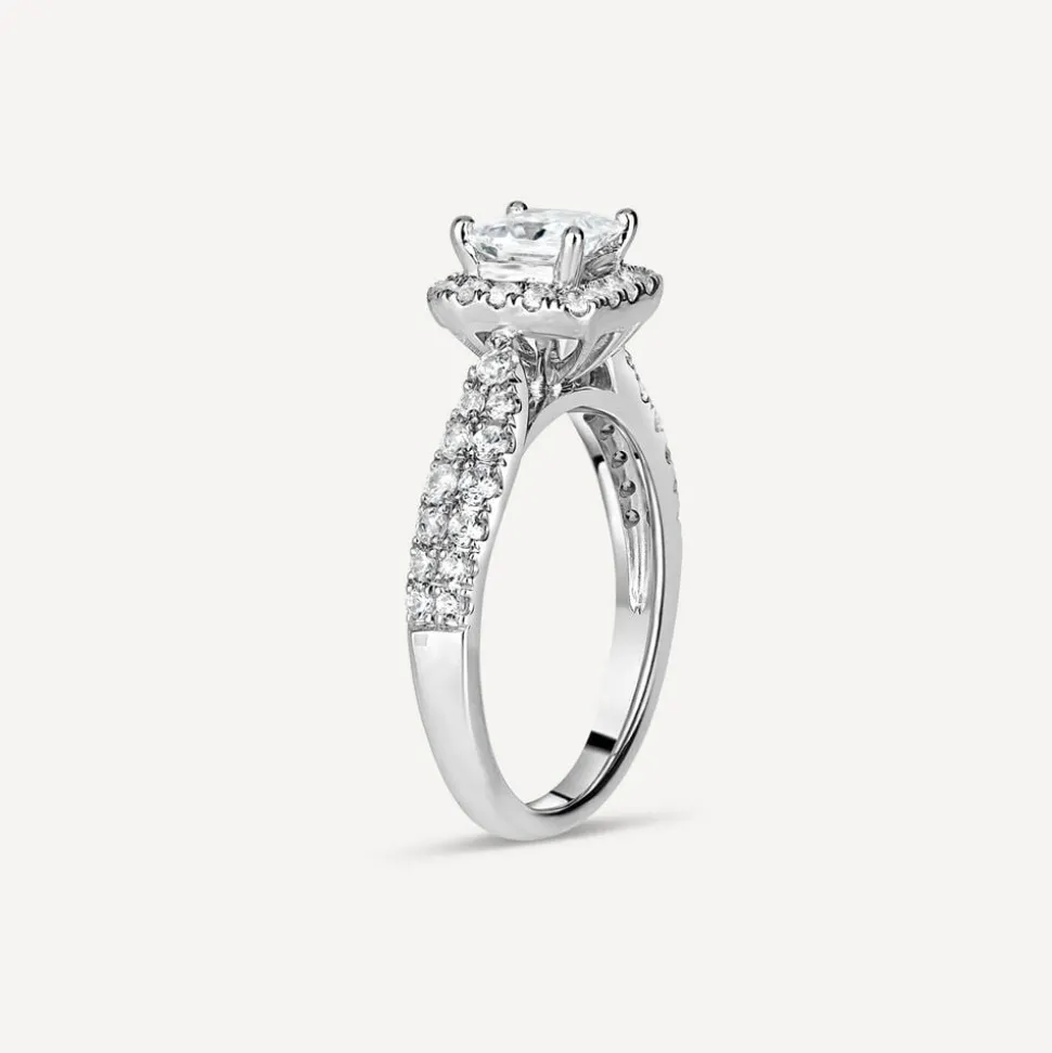 Sterling Silver Princess Cut Cubic Zirconia Ring