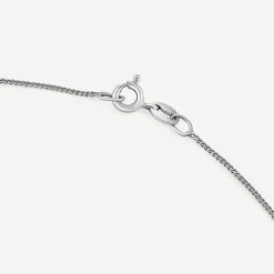 Sterling Silver Script Cubic Zirconia Initial A Pendant