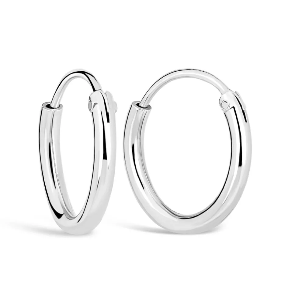 Sterling Silver Small Hoop Earrings