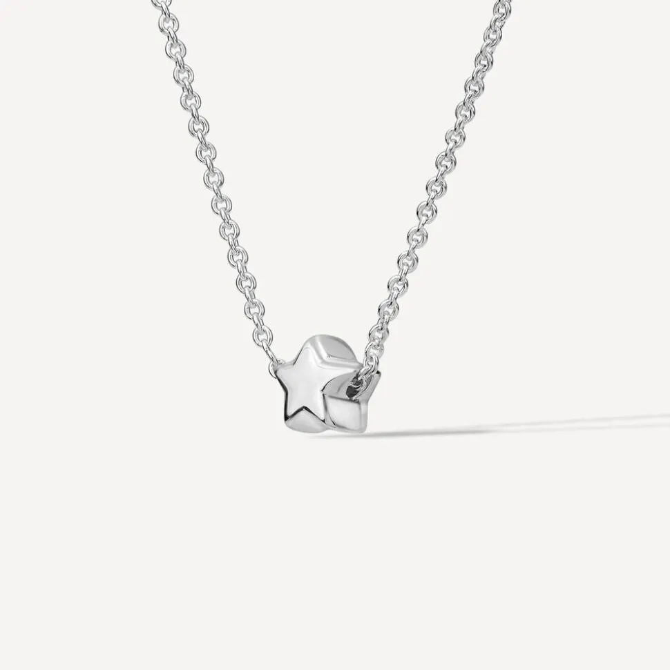 Sterling Silver Small Star Necklet