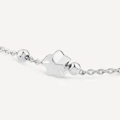 Sterling Silver Stars & Balls Charm Bracelet
