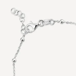 Sterling Silver Stars & Balls Charm Bracelet
