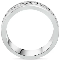 Sterling Silver Trinity Knot Men's Ring