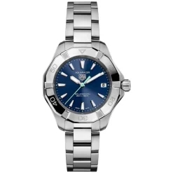 TAG Heuer Aquaracer Professional 200 Solargraph 34mm Blue Dial Stainless Steel Bracelet Watch