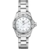 TAG Heuer Aquaracer Professional 200 30mm MOP Dial Diamond Dots Steel Bracelet Watch