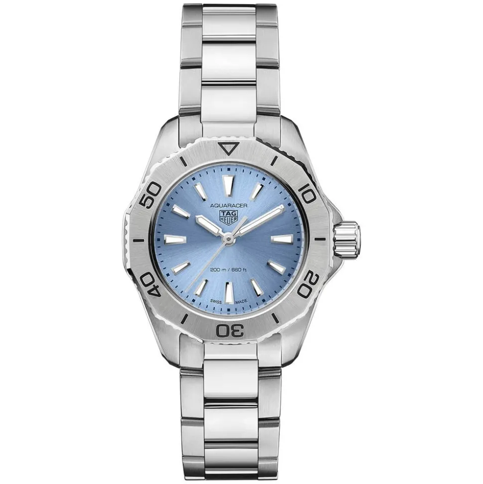 TAG Heuer Aquaracer Professional 200 30mm Light Blue Dial Stainless Steel Bracelet Watch