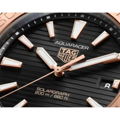 TAG Heuer Aquaracer Professional 200 Solargraph 40mm Black Dial Bracelet Watch