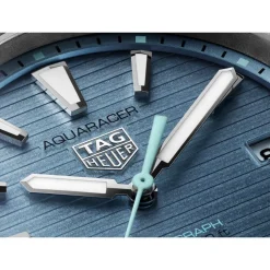 TAG Heuer Aquaracer Professional 200 Solargraph 40mm Blue Dial Titanium Bracelet Watch