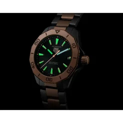 TAG Heuer Aquaracer Professional 200 Solargraph 40mm Black Dial Bracelet Watch