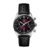 TAG Heuer Carrera Chronograph 39mm Purple Dial Black Leather Strap Watch